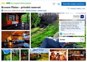 Brvnare Platan Fruška gora